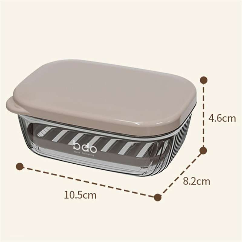 Travel Soap Case, Leakproof Soap Container with Lid, Portable Bar Soap Holder for Traveling, Soap Di