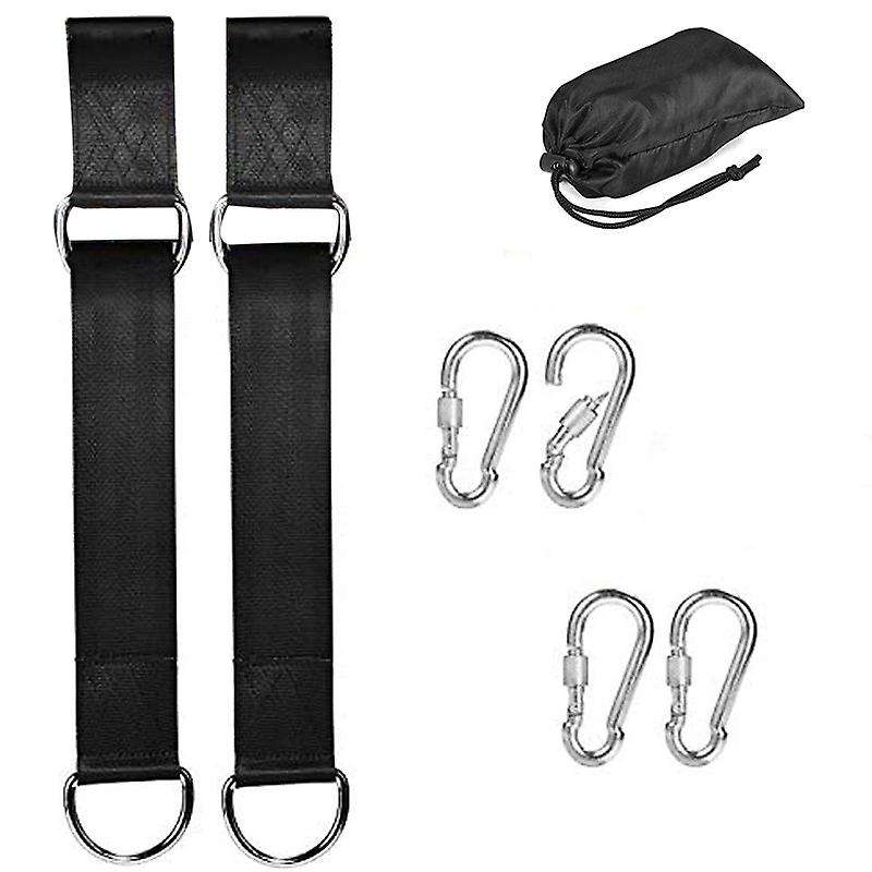 Tree Swing Straps Hammock Straps (5Ft) - 2 PCS Swing Straps Hanging Kit Camping Hammock Rope Straps