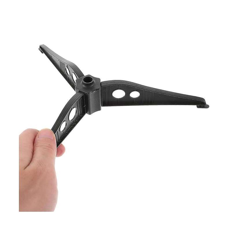 Tree Base Bracket Plastic Foot Tripod 12cm Triangular White Bottom Plastic Frame