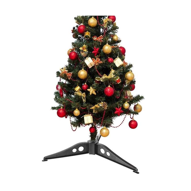 Tree Base Bracket Plastic Foot Tripod 12cm Triangular White Bottom Plastic Frame