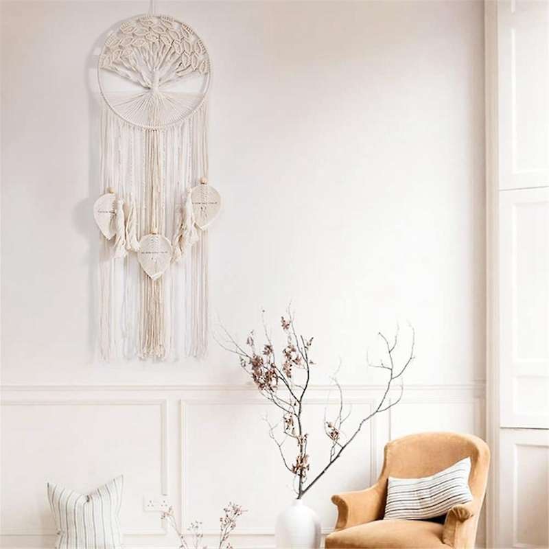 Tree Dream Catcher Wall Hanging Boho Dream Catchers for Vintage Wedding Home Decorations
