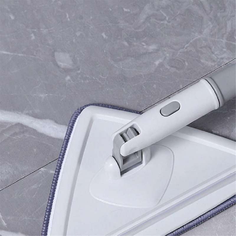 Triangle Mop with Long Handle Cleaning Tool for Dirty Wall Wall Cleaning Mop 180 Rotatable Adjustabl