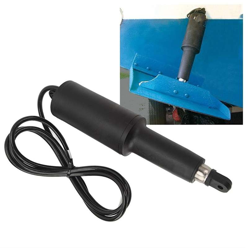 Trim Tabs Actuator Assembly, 12V Trim Tab Actuator 101 Standard 2 1/4in Stroke 6Ft Cable 15054001 fo