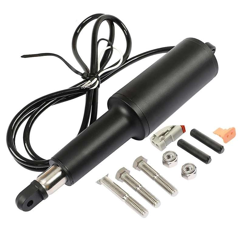 Trim Tabs Actuator Assembly, 12V Trim Tab Actuator 101 Standard 2 1/4in Stroke 6Ft Cable 15054001 fo