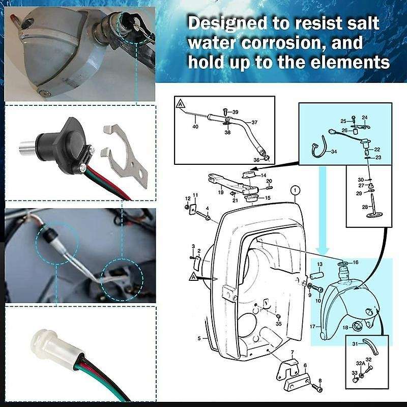 Trim & Tilt Sender / Potentiometer Kit for Penta Ad Dp 22314183 873531