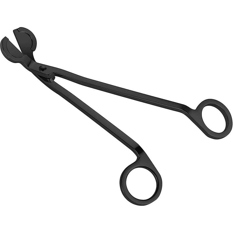 Trimmer Candle Wick Cutter Candle Scissors Stainless Steel Wick Cutter Scissors Black