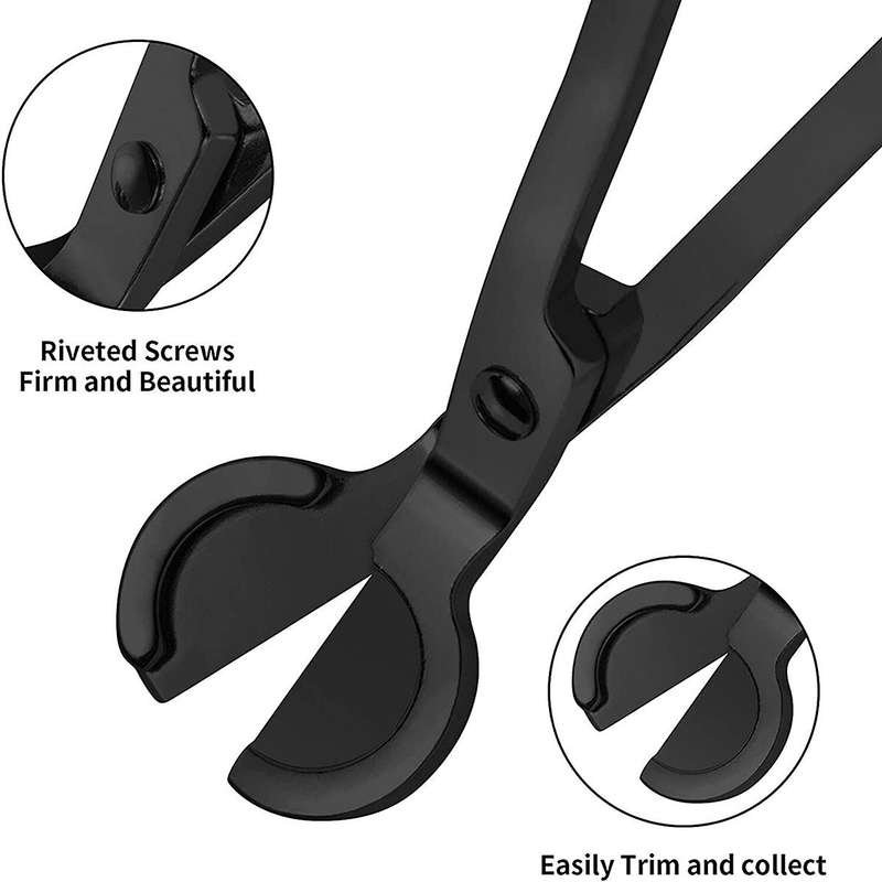 Trimmer Candle Wick Cutter Candle Scissors Stainless Steel Wick Cutter Scissors Black