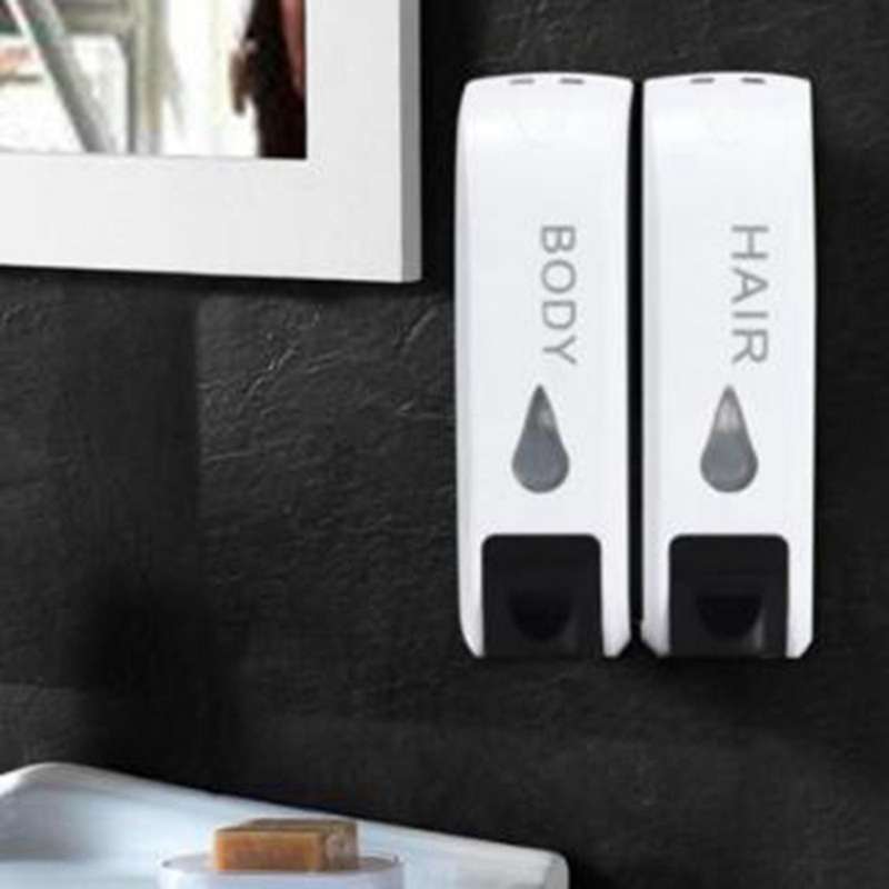 Triple Shower Soap Dispenser Wall Mounted Liquid Shampoo Dispenser