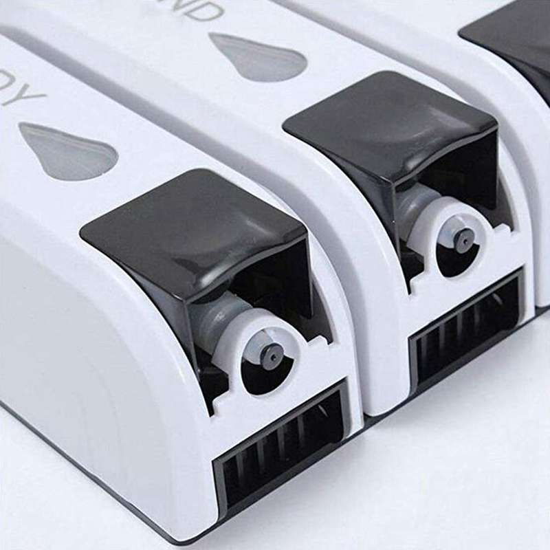 Triple Shower Soap Dispenser Wall Mounted Liquid Shampoo Dispenser