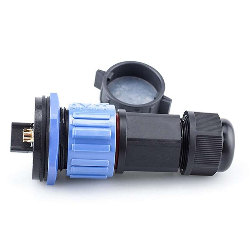 Trolling Motor Plug Receptacle Set, Marine Boat Connector, 12/24/36/48 Volt Marine Plug for Trollin