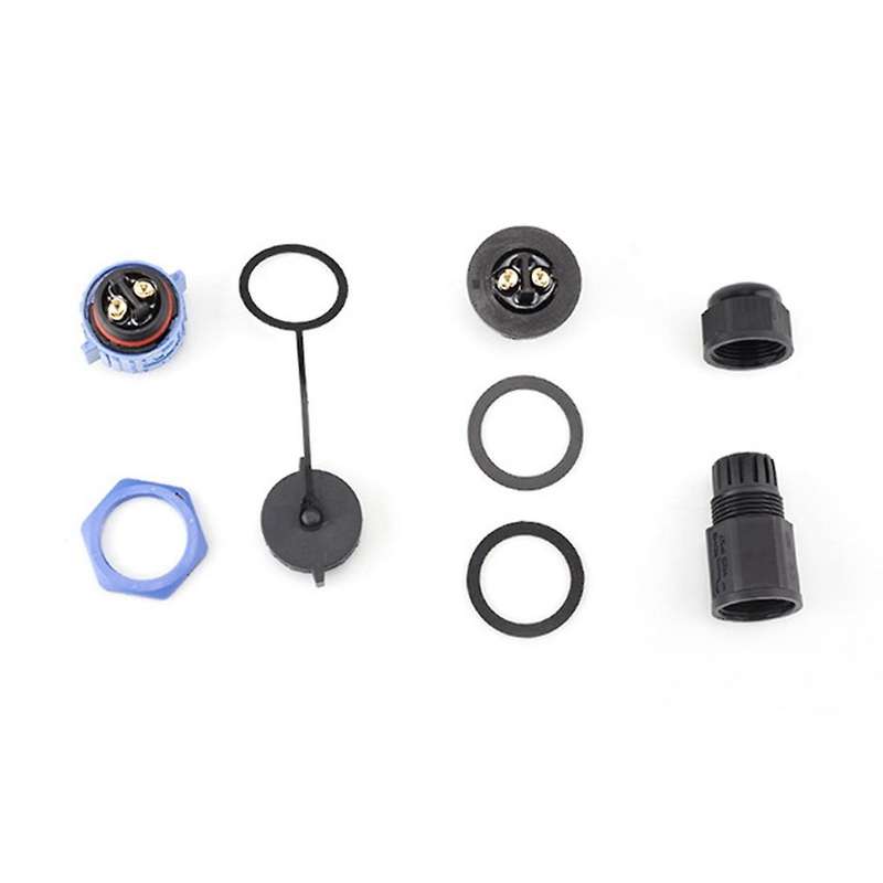Trolling Motor Plug Receptacle Set, Marine Boat Connector, 12/24/36/48 Volt Marine Plug for Trollin