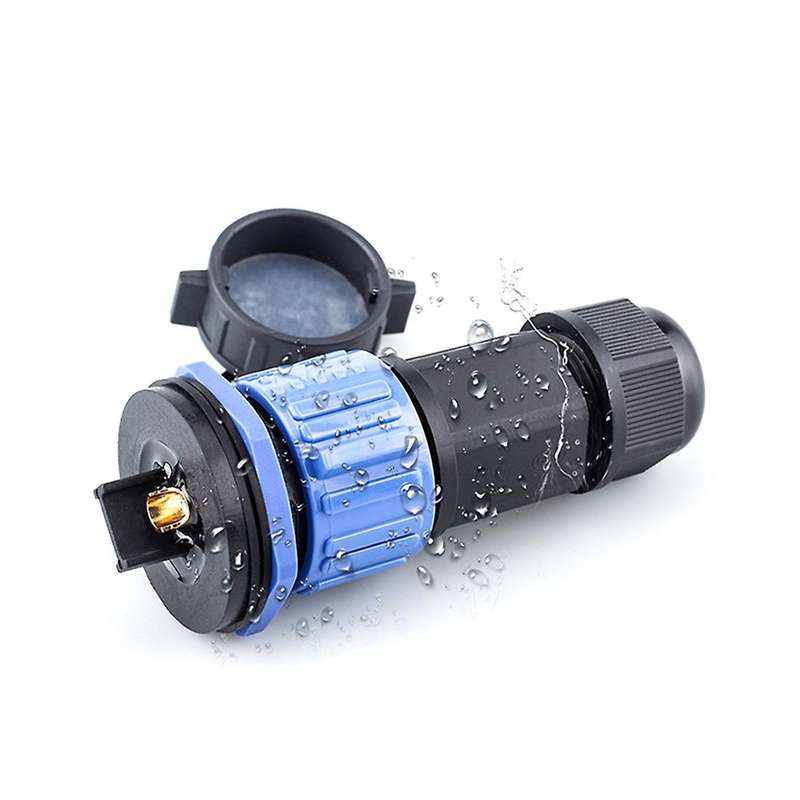 Trolling Motor Plug Receptacle Set, Marine Boat Connector, 12/24/36/48 Volt Marine Plug for Trollin