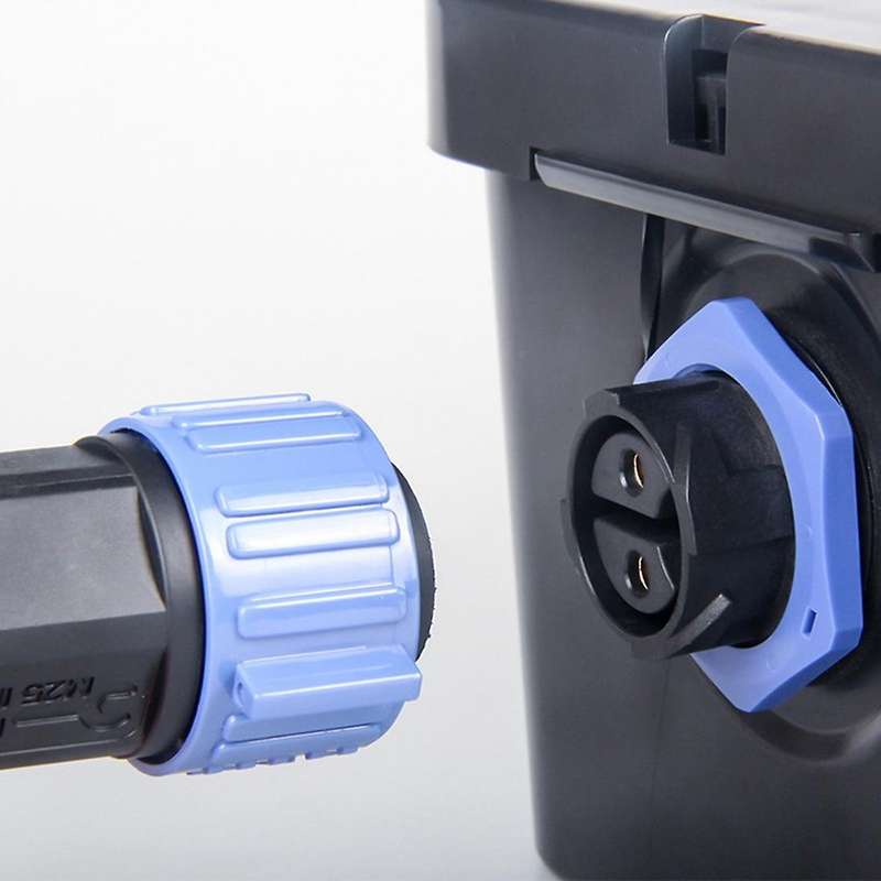 Trolling Motor Plug Receptacle Set, Marine Boat Connector, 12/24/36/48 Volt Marine Plug for Trollin