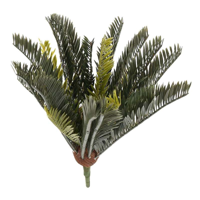 Tropical Plants Artificial Palm Tree Plastic Palm Leaves Green Monstera Fake Coconut Leafs for Home
