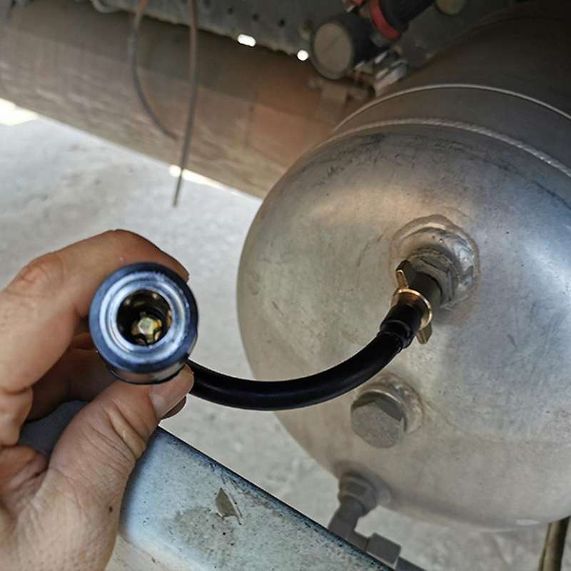 Truck Air Tank Air Intake Connector Connecting Pipe Truck Trailer Air Tank Dust Blowing Kit Truck Ai