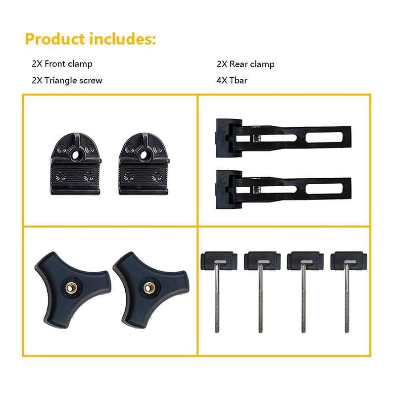 Truck Tonneau Cover Replacement Installation Accessory Fit for Tri-Fold & Quad-Fold Truck Bed Cover