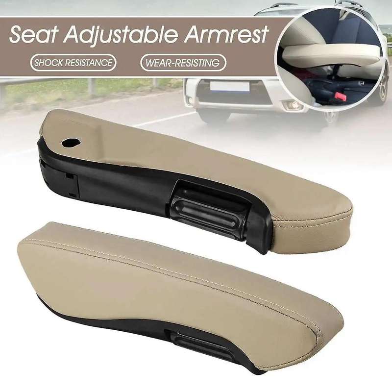 Truck Universal Armrest Seat Adjustable Car Center Console Arm Rest Box Interior Accessories Leather
