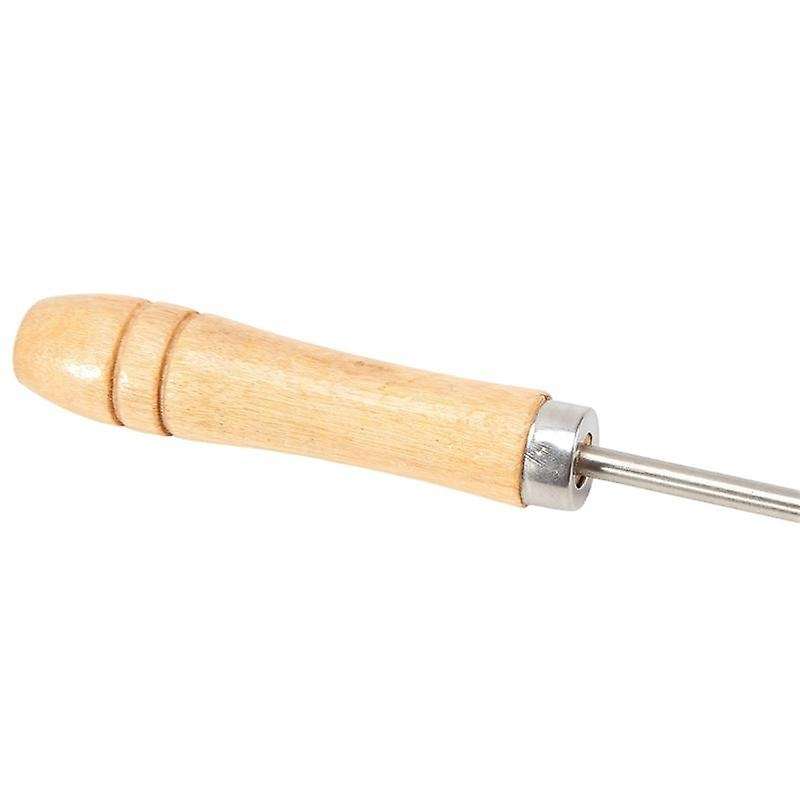 Trumpet Elbow Repair Horn Maintenance Wrench with Solid Wood Handle Trumpet Mouth Tools for Trumpet