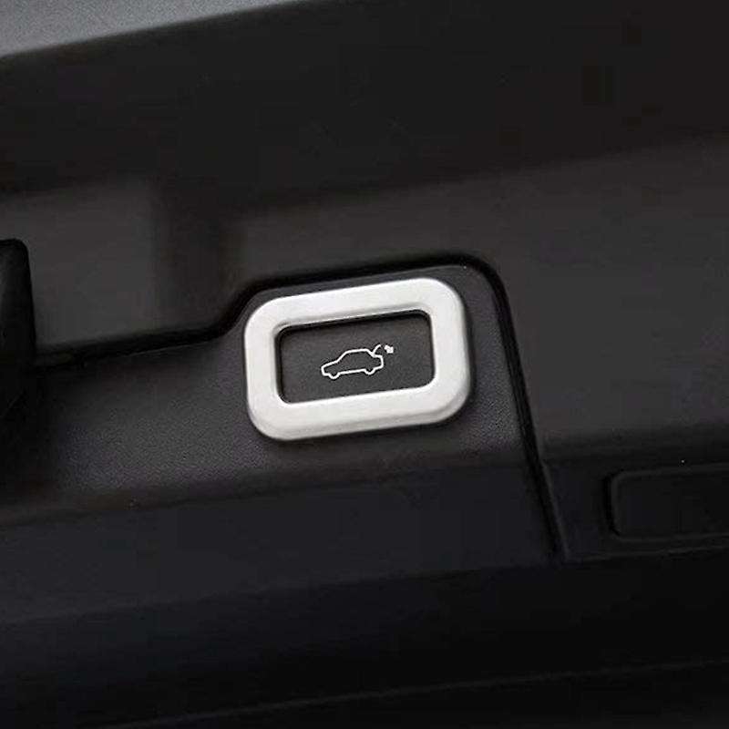 Trunk Door Electric Switch Button Frame Trim for 5 LR5 Range Evoque Sport Velar Car-Styling