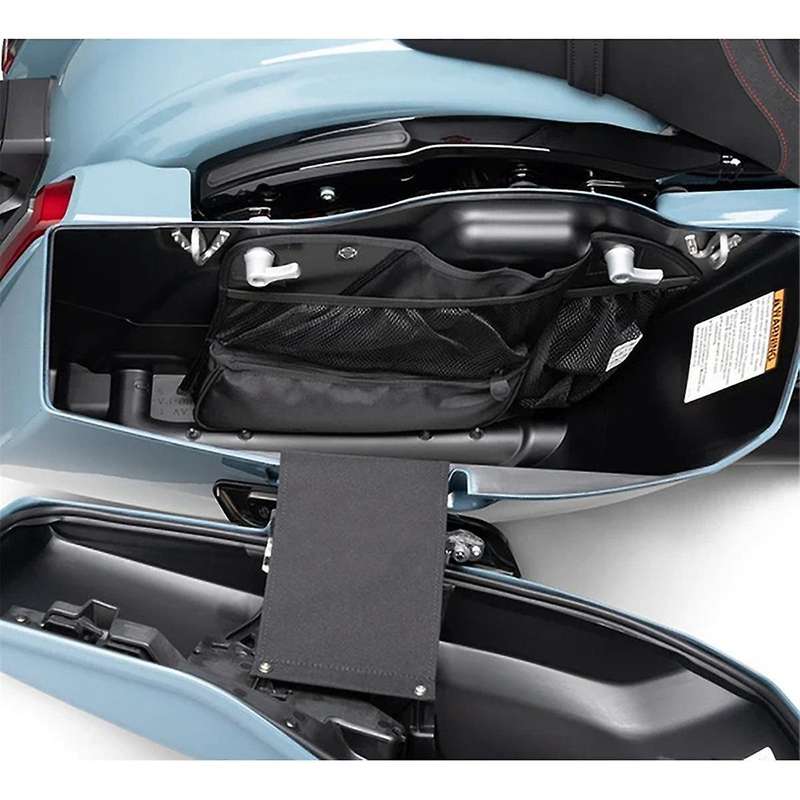 Trunk Lid Fitted Lining with Organizer Storage Bag Pocket Saddlebag for 2024 TOURING CVO 121 Street