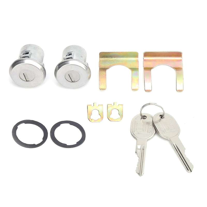 Trunk Lock Set Door Lock Key Set Coded 608307 Car Ignition Lock Barrel Type Ignition Switch Door Loc
