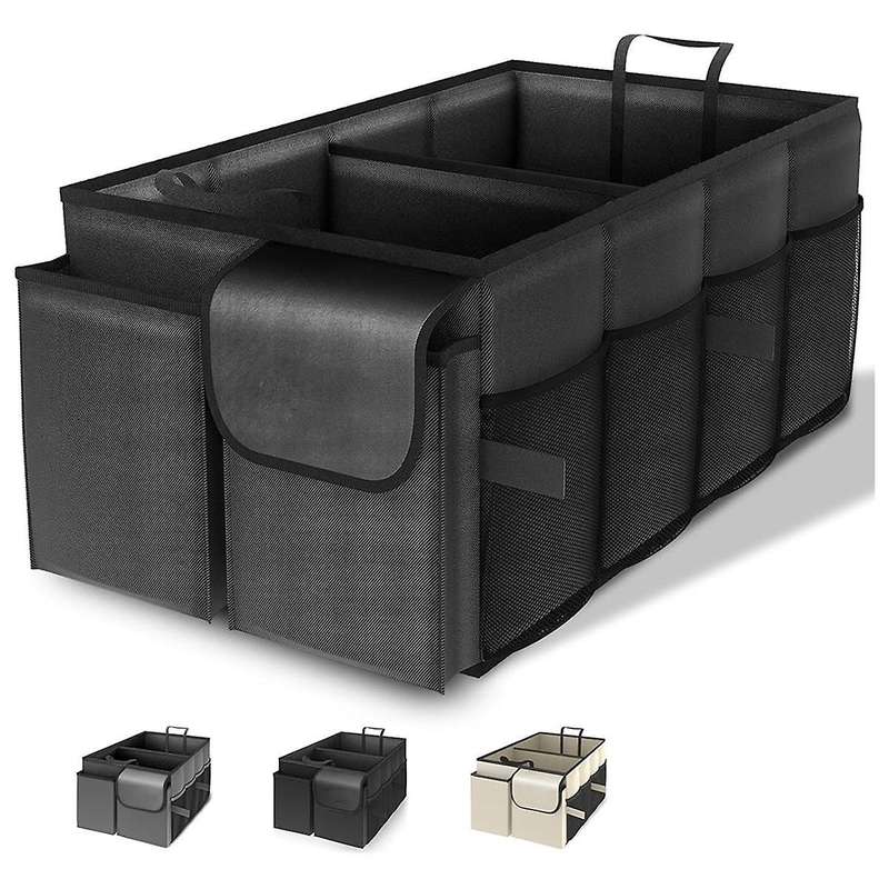 Trunk Organizer for Car - Large-Capacity Car Organizer, Foldable Trunk Organizer for SUVs & Sedans,G