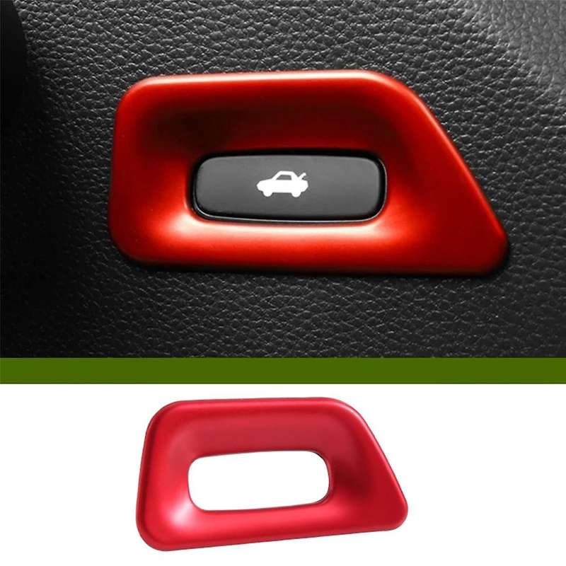 Trunk Switch Switch Cover Trim Decor for 11Th 2022 2023 Red Interior Accessories