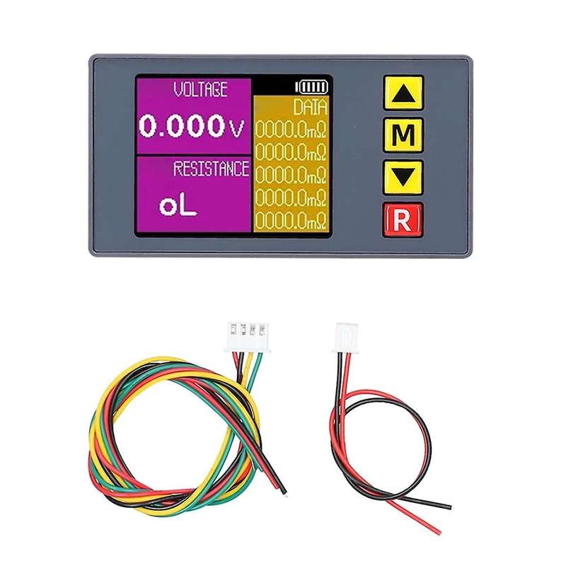 TS457 Voltage Internal Resistance Tester AC 4-Wire Professional Voltmeter Internal Resistance Test D