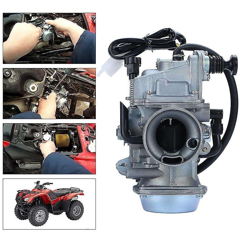 TRX350 Carburetor for Rancher 350 TRX350 2000-2006 Atv 4 Stroke Carburetor Replacement Assembly W/Fu