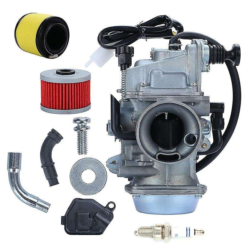 TRX350 Carburetor for Rancher 350 TRX350 2000-2006 Atv 4 Stroke Carburetor Replacement Assembly W/Fu