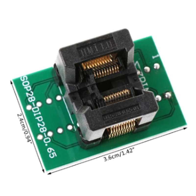 Tssop20 Burn Block Ssop20 St Chip Test Socket Programming Adapter