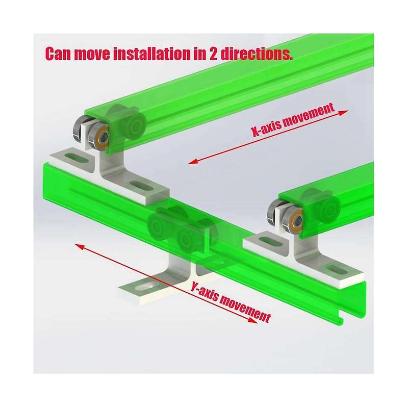 T-type Hanging Wheel Assembly Load- Small Hanging Wheel Push-pull Pulley Hardware T-type Pulley