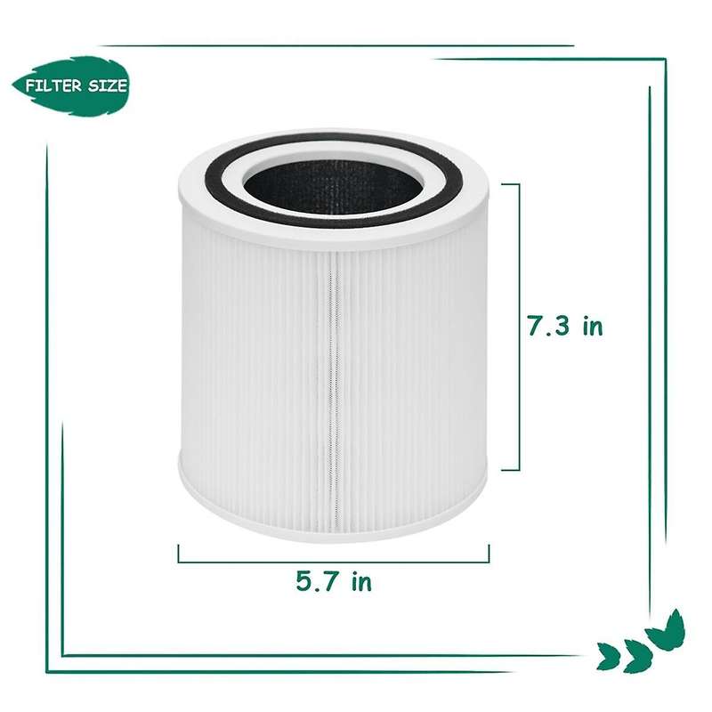 Tt-ap005 Filter Replacement for Tt-ap005 Air Purifier, 3-in-1 Pre-filter, H13 Grade True Hepa Filter
