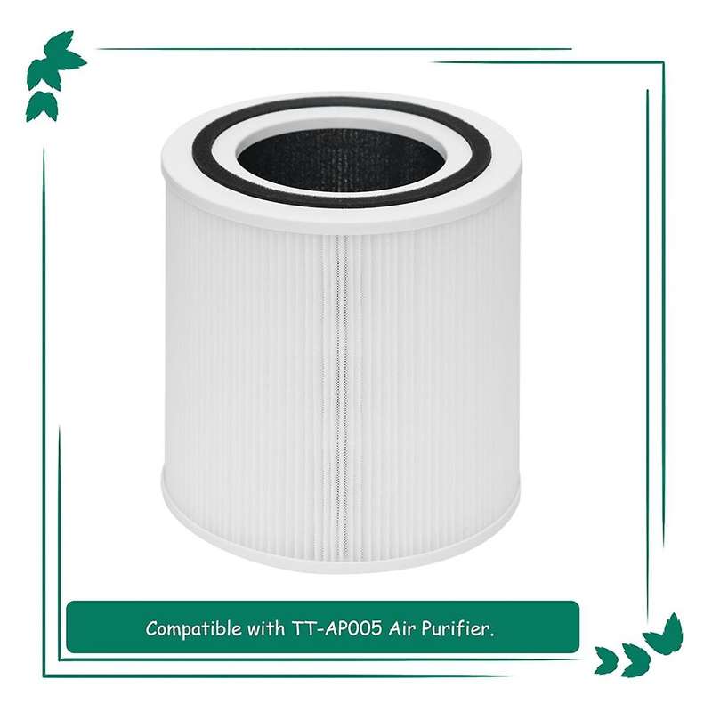 Tt-ap005 Filter Replacement for Tt-ap005 Air Purifier, 3-in-1 Pre-filter, H13 Grade True Hepa Filter