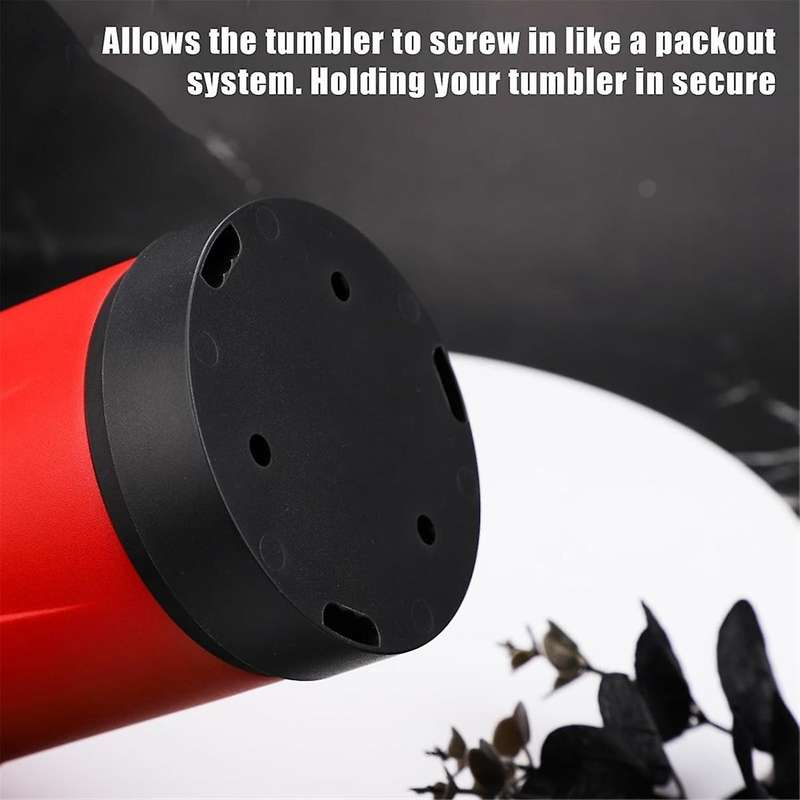 Tumbler Mount for Packout, Cup Holder with Screws Compatible for Packout Cup 20Oz & 30Oz
