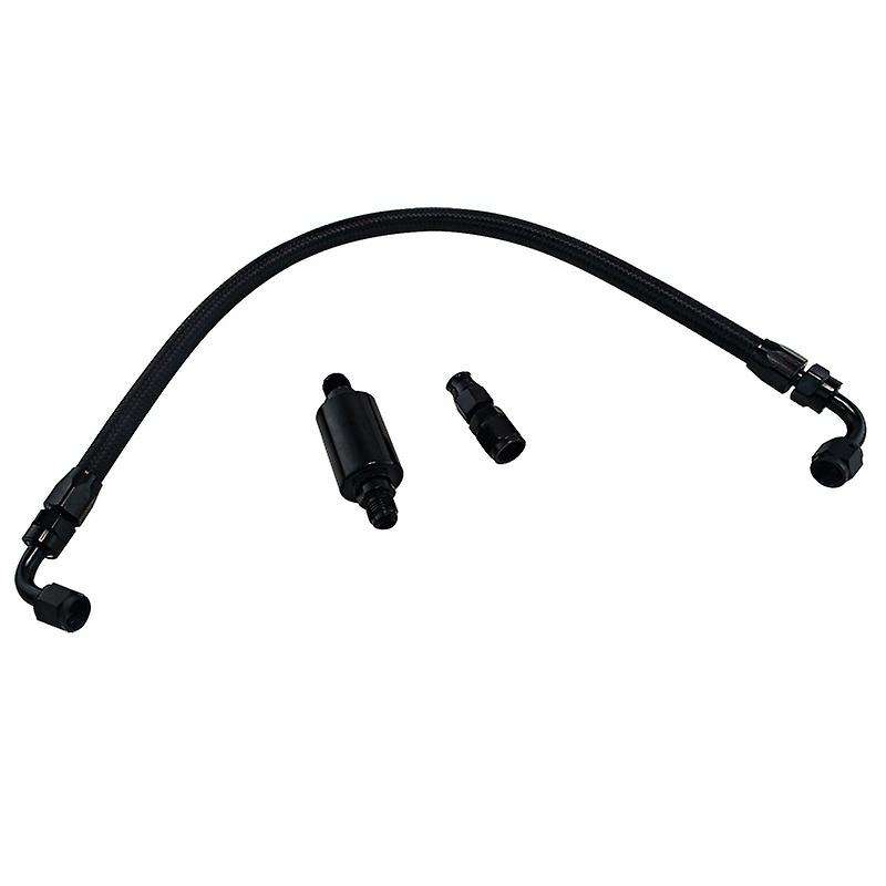Tucked Fuel Line Fittings Kit Inline Filter for B/D Series AN6 Filter EG EK DC2 CRX EF