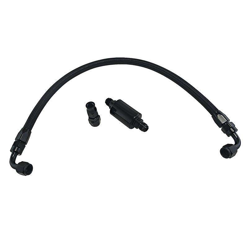 Tucked Fuel Line Fittings Kit Inline Filter for B/D Series AN6 Filter EG EK DC2 CRX EF