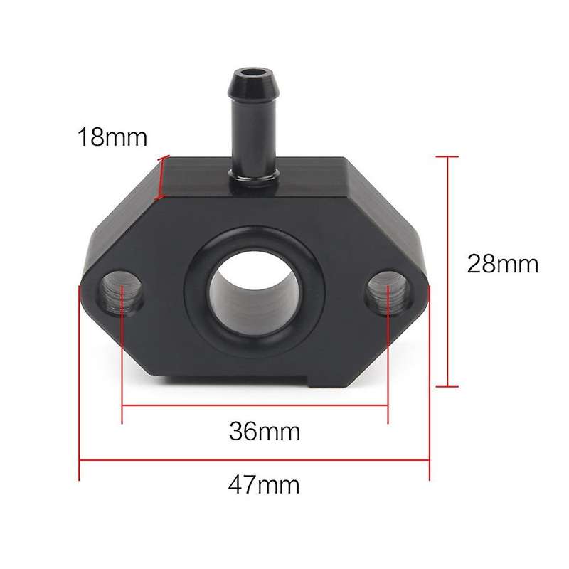 Turbo Boost Tap Vacuum Sensor Adapter Aluminum Alloy for 1.4T EA111 Engine Accessories