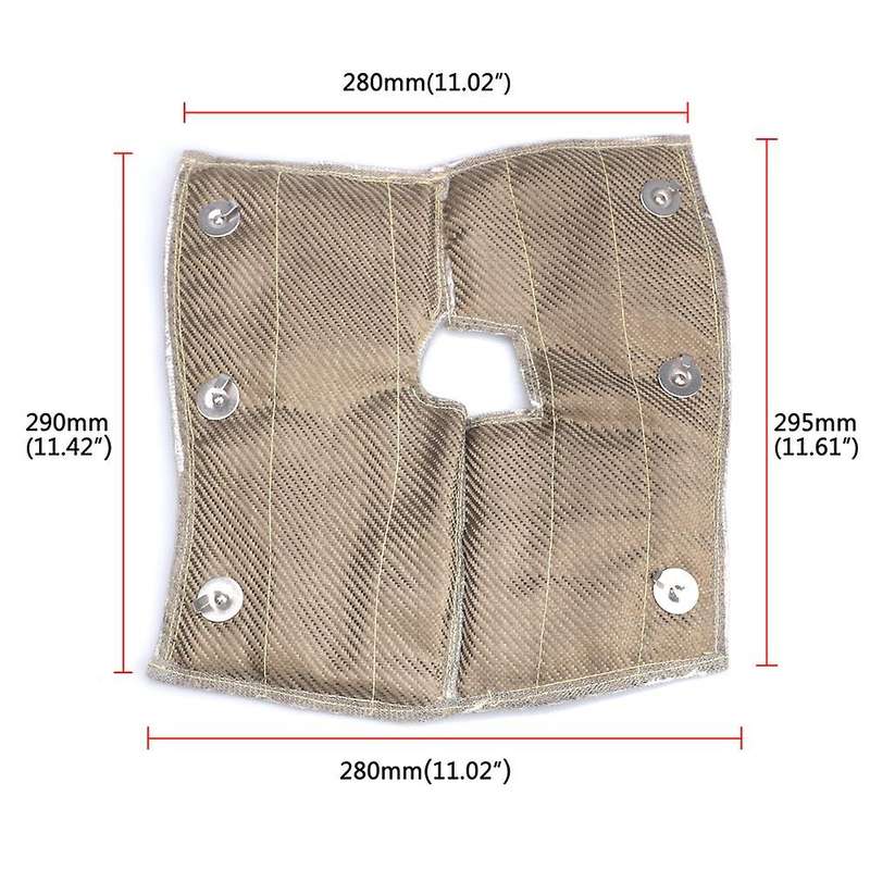 Turbo Heat Shield Turbo Blanket Sleeve T518 Intercooled Air Inlet Heat Insulation Sleeve for Turbine