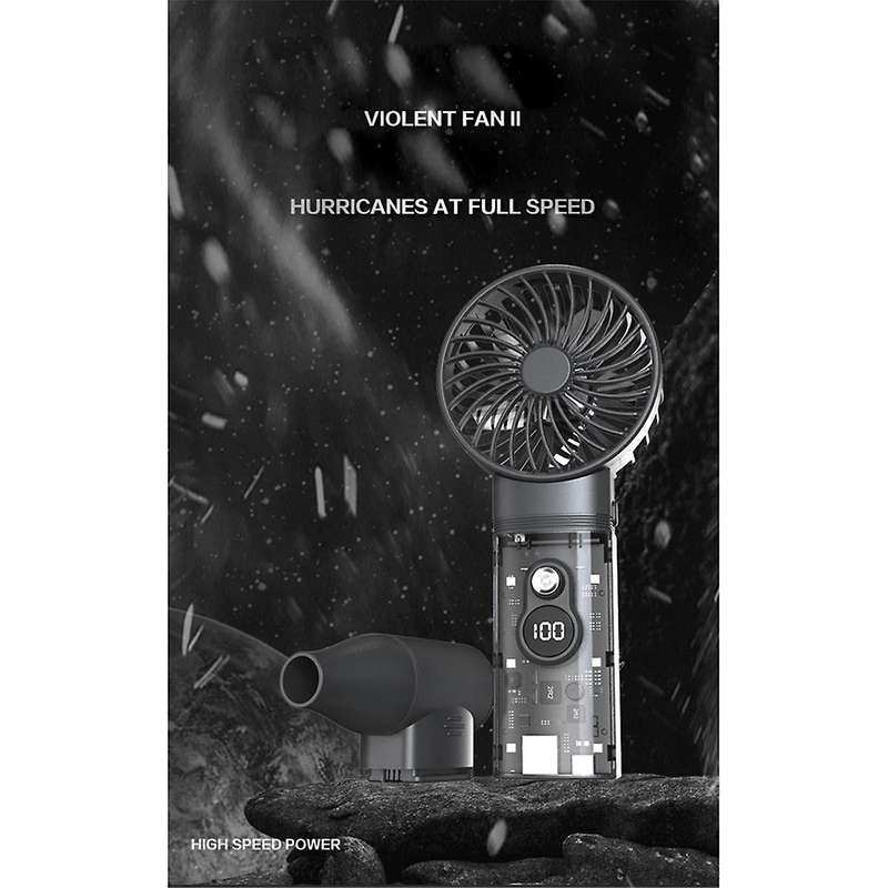 Turbo Jet Fan 110000RPM Handheld Blower Dust Cleaner Brushless Motor Power Bank Multi-Functional Out