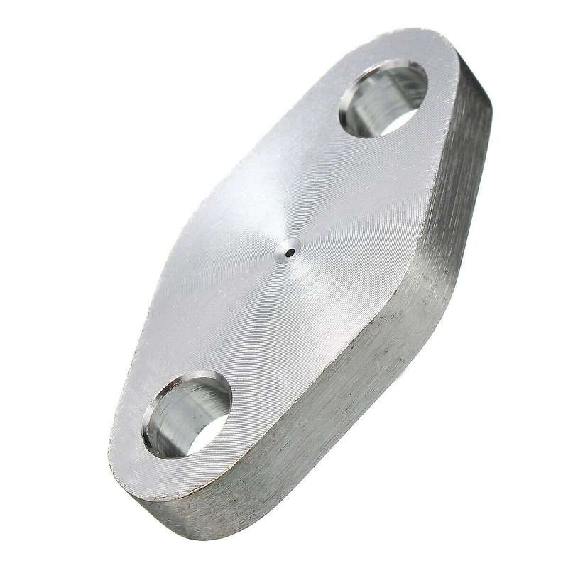 Turbo Oil Feed Line Inlet Flange Gasket 4AN 4 an Fitting Adapter for T3 T4 T04E GT40R GT42 GT42R GT4