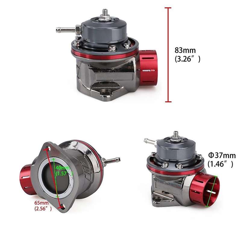 Turbo Pressure Relief Valve Universal Car Aluminum Alloy Blow Off Valve Modified Black