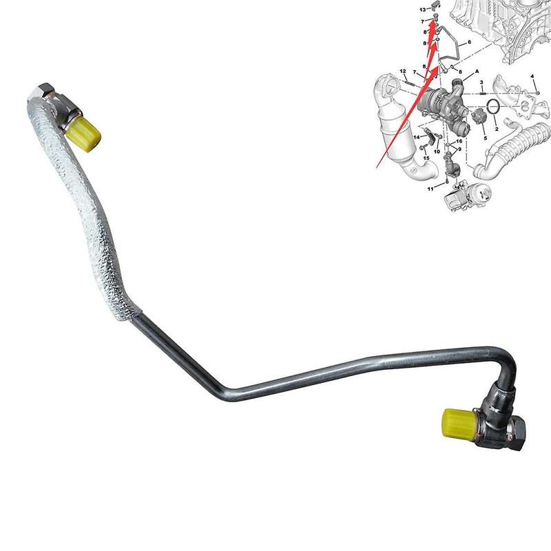 Turbocharger Lubrication Pipe 037956 9824001880 for DS5 6 C4 3008 207CC 308CC 308SW RCZ