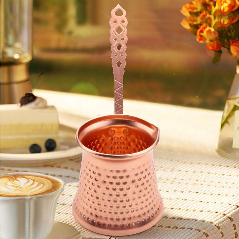 Turk Turkish Coffee Pot Coffee Turk Turkish Copper Coffee Maker for Turk Cezve Cafeteria Metal Hand