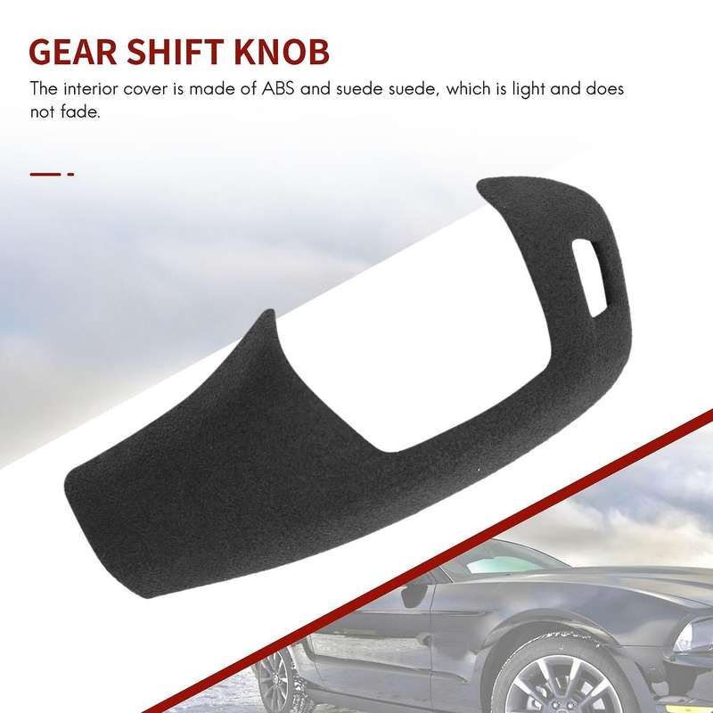 Turn Fur Suede Car Wrapping Gear Shift Knob Cover Trim Decoration Stickers for 5 Series E60 E70 E71