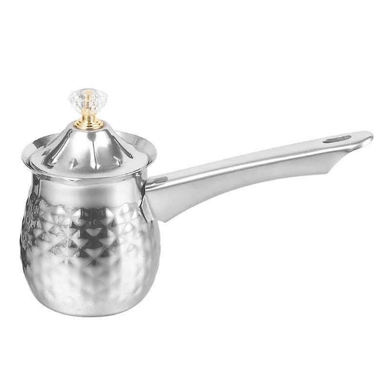 Turkish Coffee Pot,Coffee Maker Stainless Steel Coffee Pot, Chocolate-Milk Warmer with Spout 200Ml