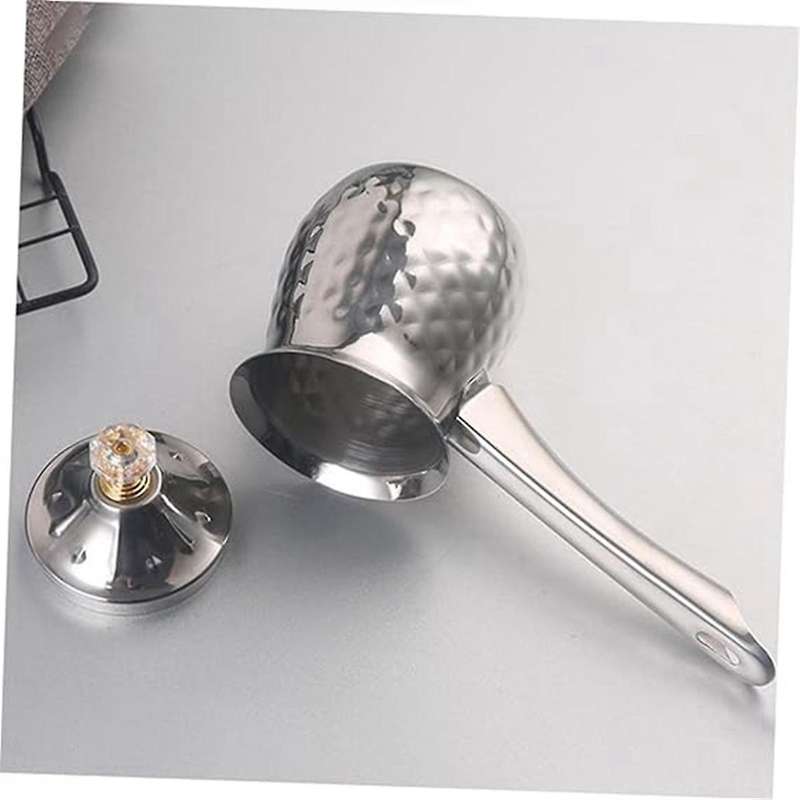 Turkish Coffee Pot,Coffee Maker Stainless Steel Coffee Pot, Chocolate-Milk Warmer with Spout 200Ml