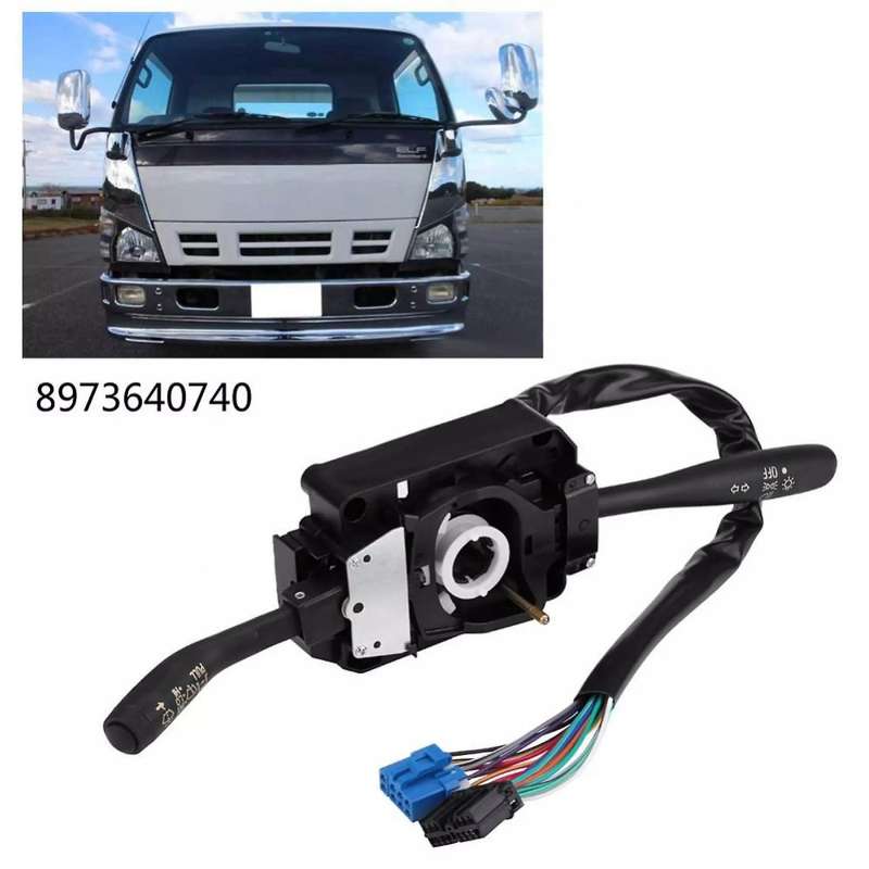Turn Signal Combination Control Switch Signal Wiper for Nrr Npr W4500 W5500 8973640740
