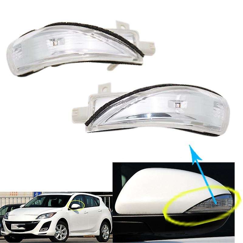 Turn Signal Side Mirror Repeater Lamp for 3 2.0L 2008-2009 Outside Side Mirror Lamp GV7D-69-122F GV7