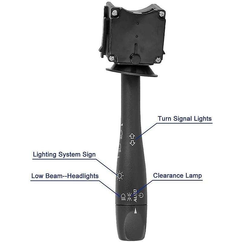 Turn Signal Switch Dimmer High Low Beam Lights Combination Switch for 2004-2012 15913467